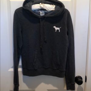 Pink gray sweatshirt